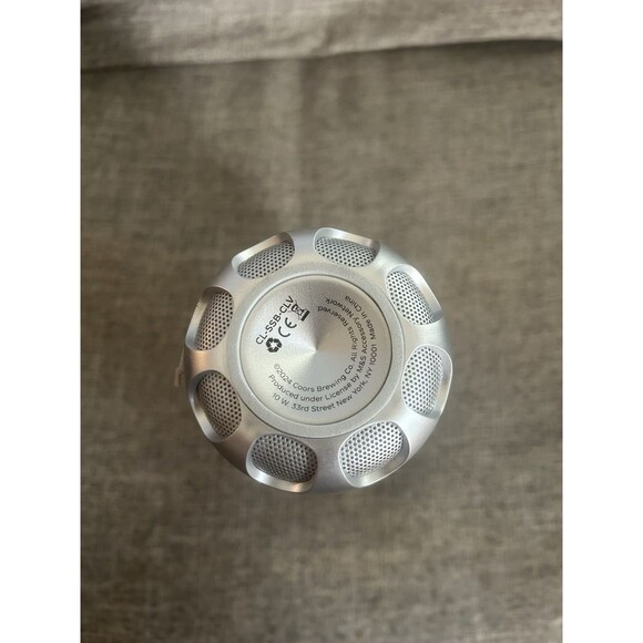 Coors Light Stainless Steel Tumbler And Speaker With Lid Gray - Picture 6 of 11